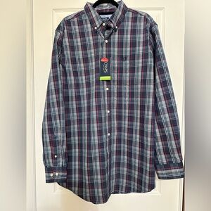 Chaps Men's Big & Tall Plaid Shirt